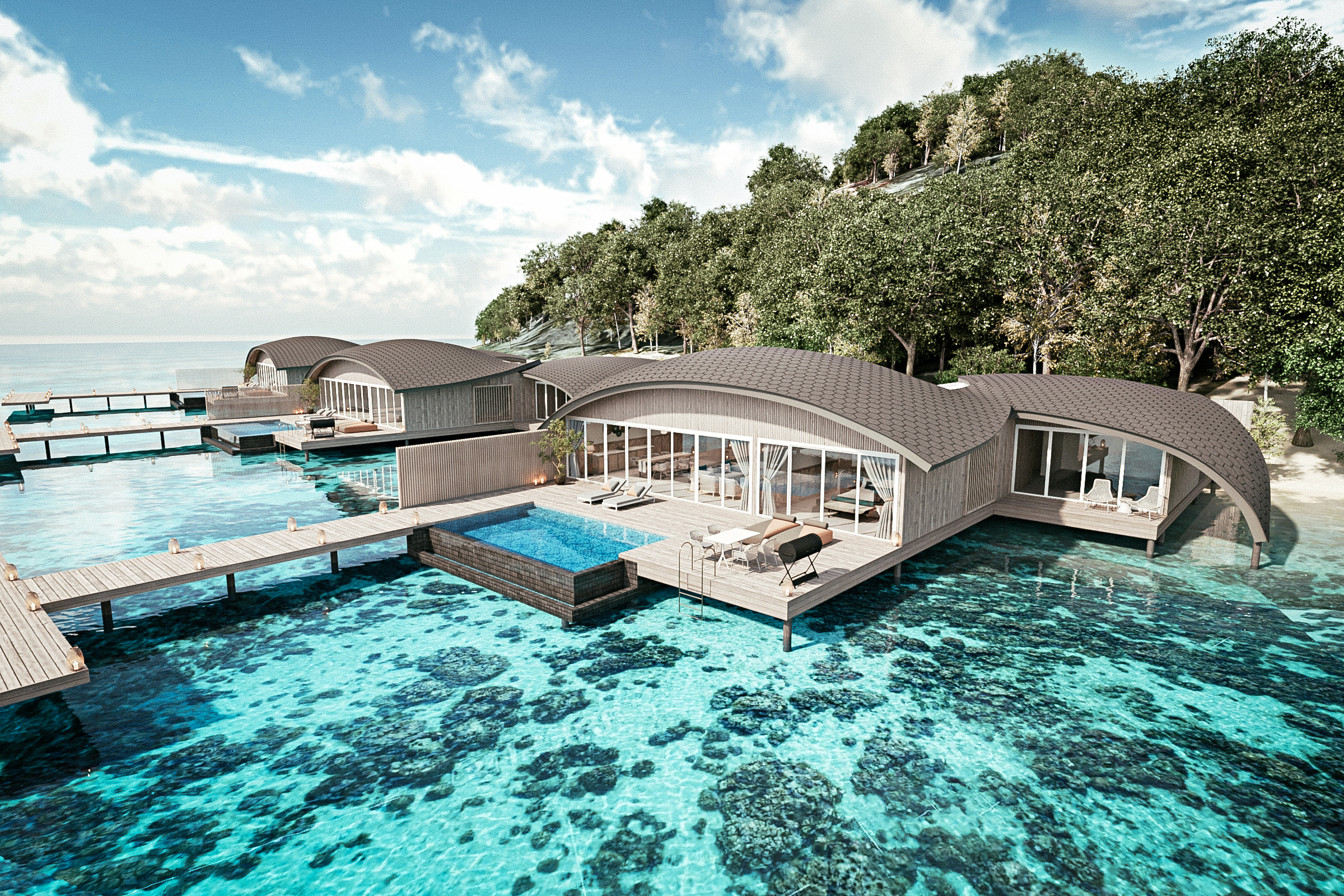 Riahi Residences in Westin Nirup Island Resort & Spa